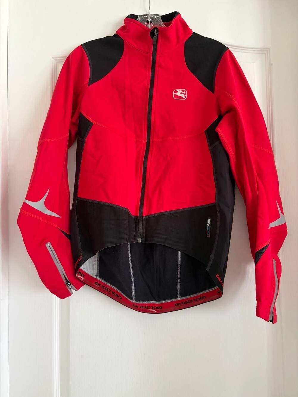 Giordana Body Clone Red and Black Cycling Jacket Size XL